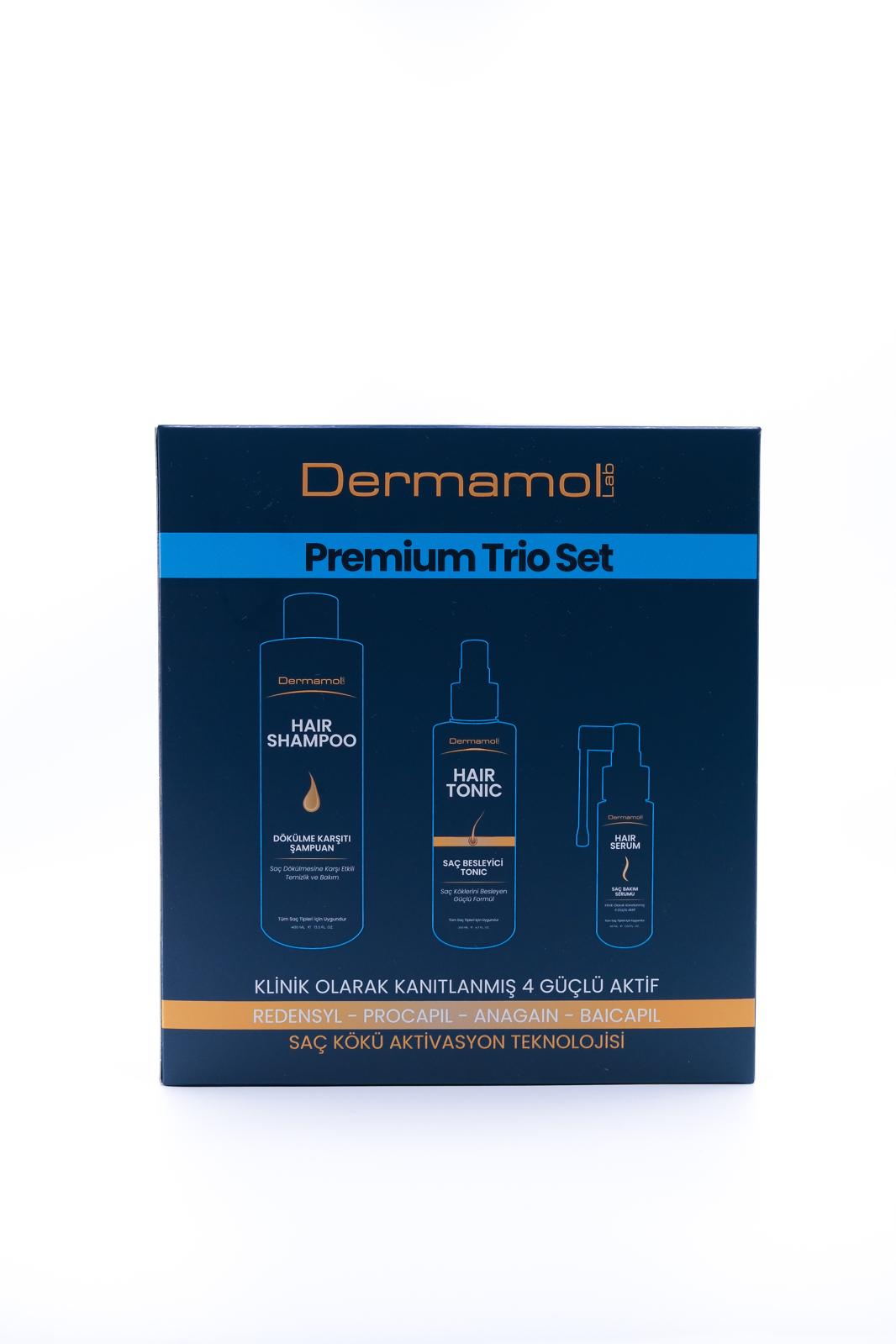 Dermamol Lab Premium Trio Set – Saç Dökülmesine Karşı 3’lü Bakım