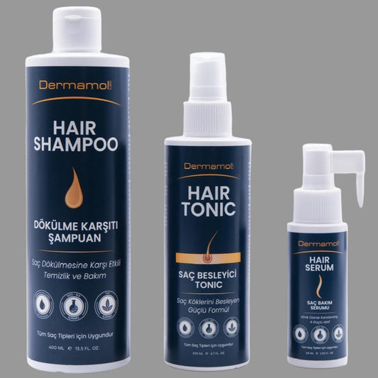 Dermamol Lab Premium Trio Set – Hair Loss Defense 3-in-1 Care