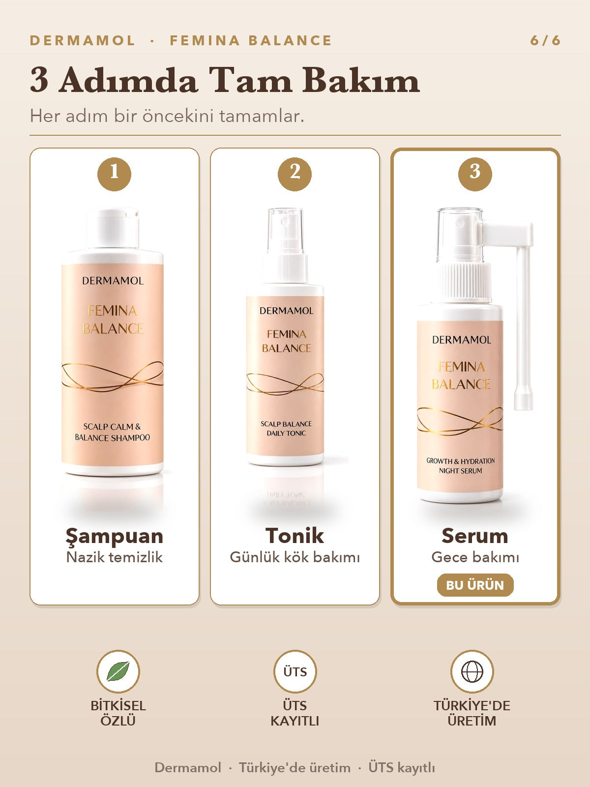 Femina Balance Gece Serumu 50 ml 2'li Paket (2 Aylık)