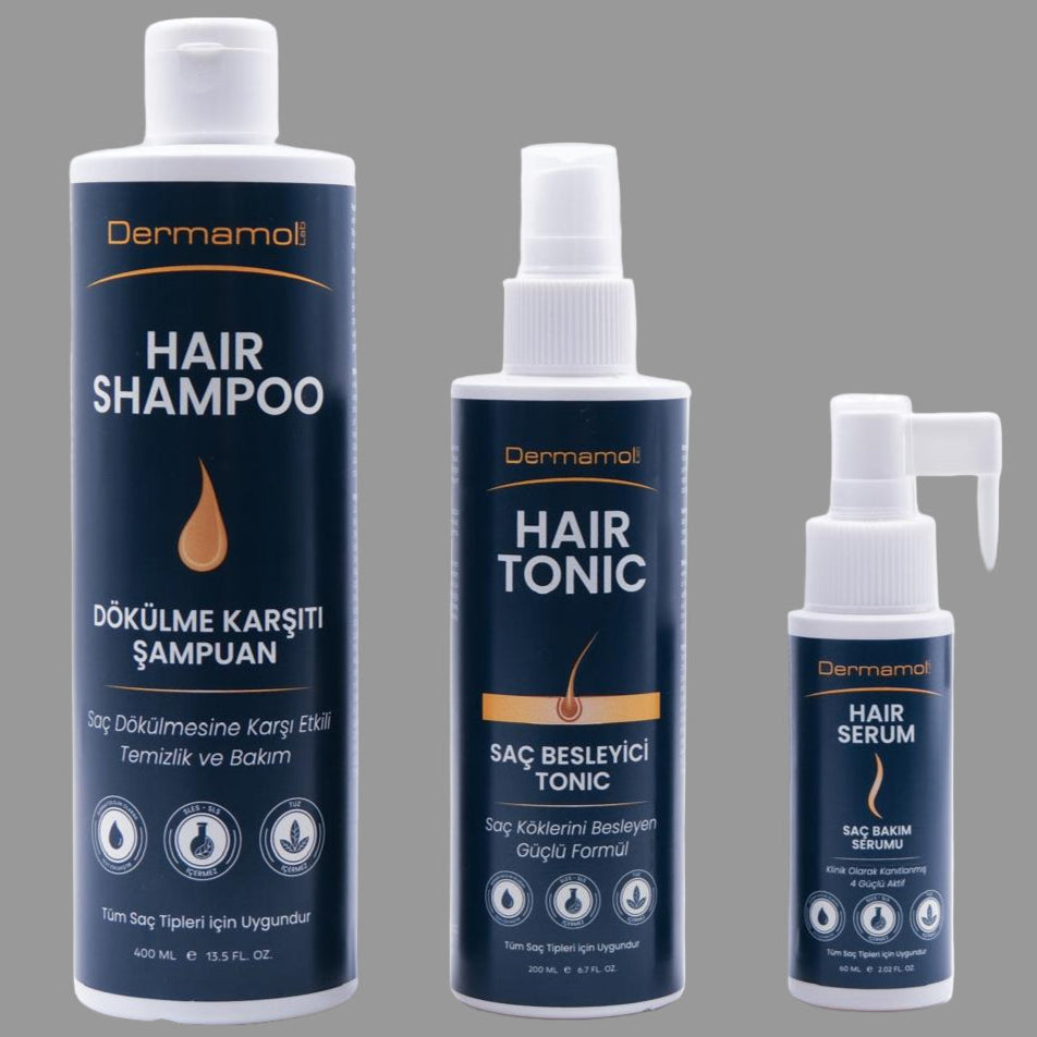 Dermamol Lab Premium Trio Set – Saç Dökülmesine Karşı 3’lü Bakım