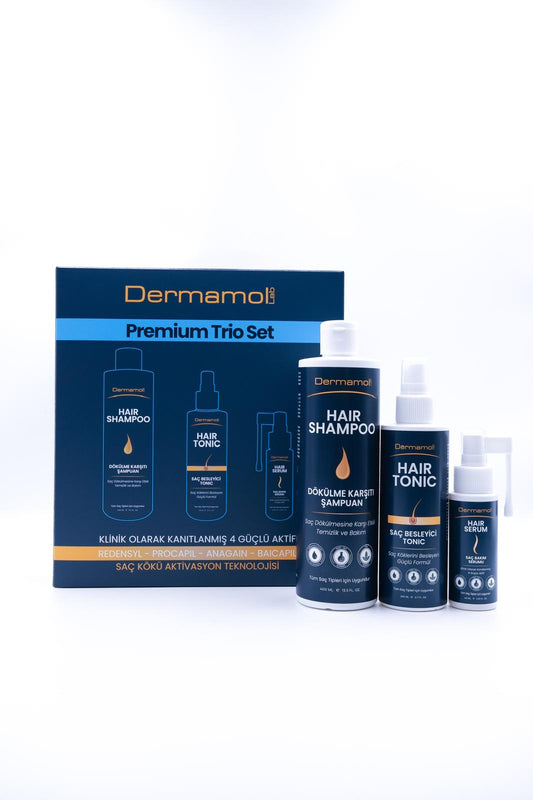 Dermamol Lab Premium Trio Set – Saç Dökülmesine Karşı 3’lü Bakım
