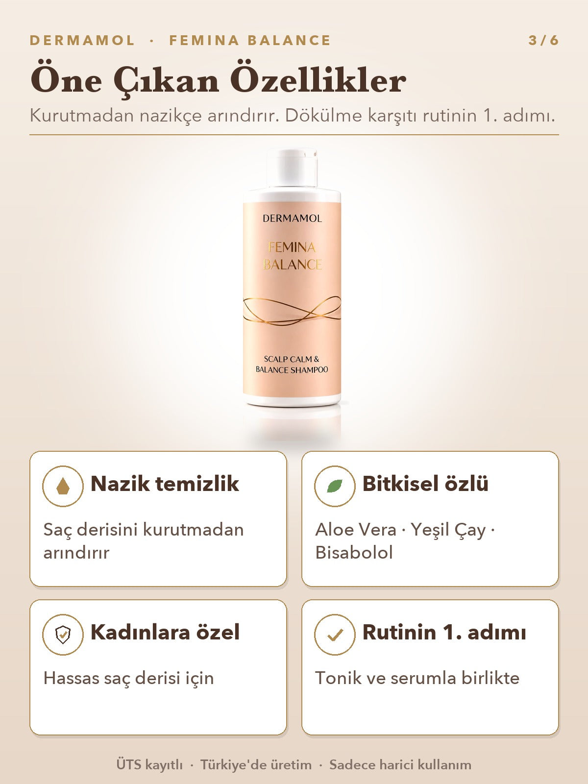 Femina Balance Şampuan 300 ml 2'li Paket (2 Aylık)