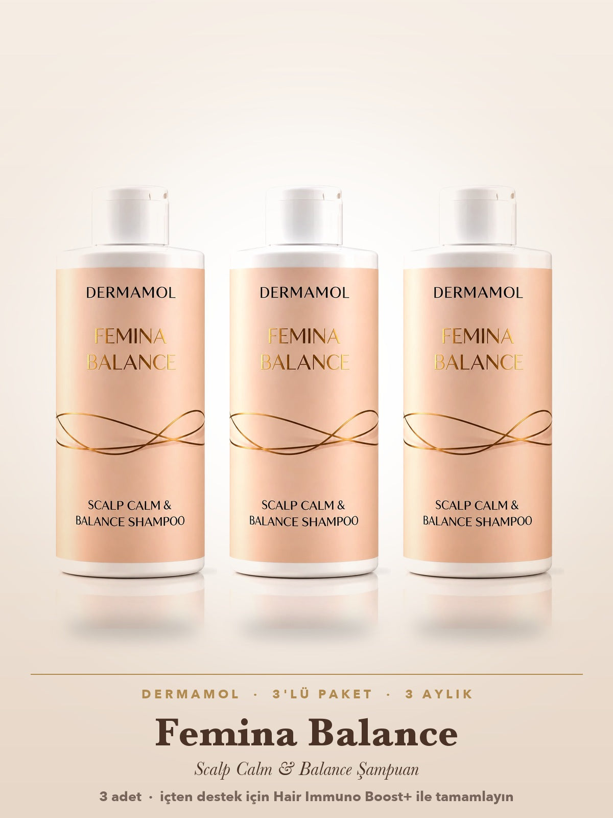 Femina Balance Şampuan 300 ml 3'li Paket (3 Aylık)