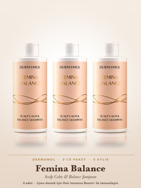Femina Balance Şampuan 300 ml 3'li Paket (3 Aylık)