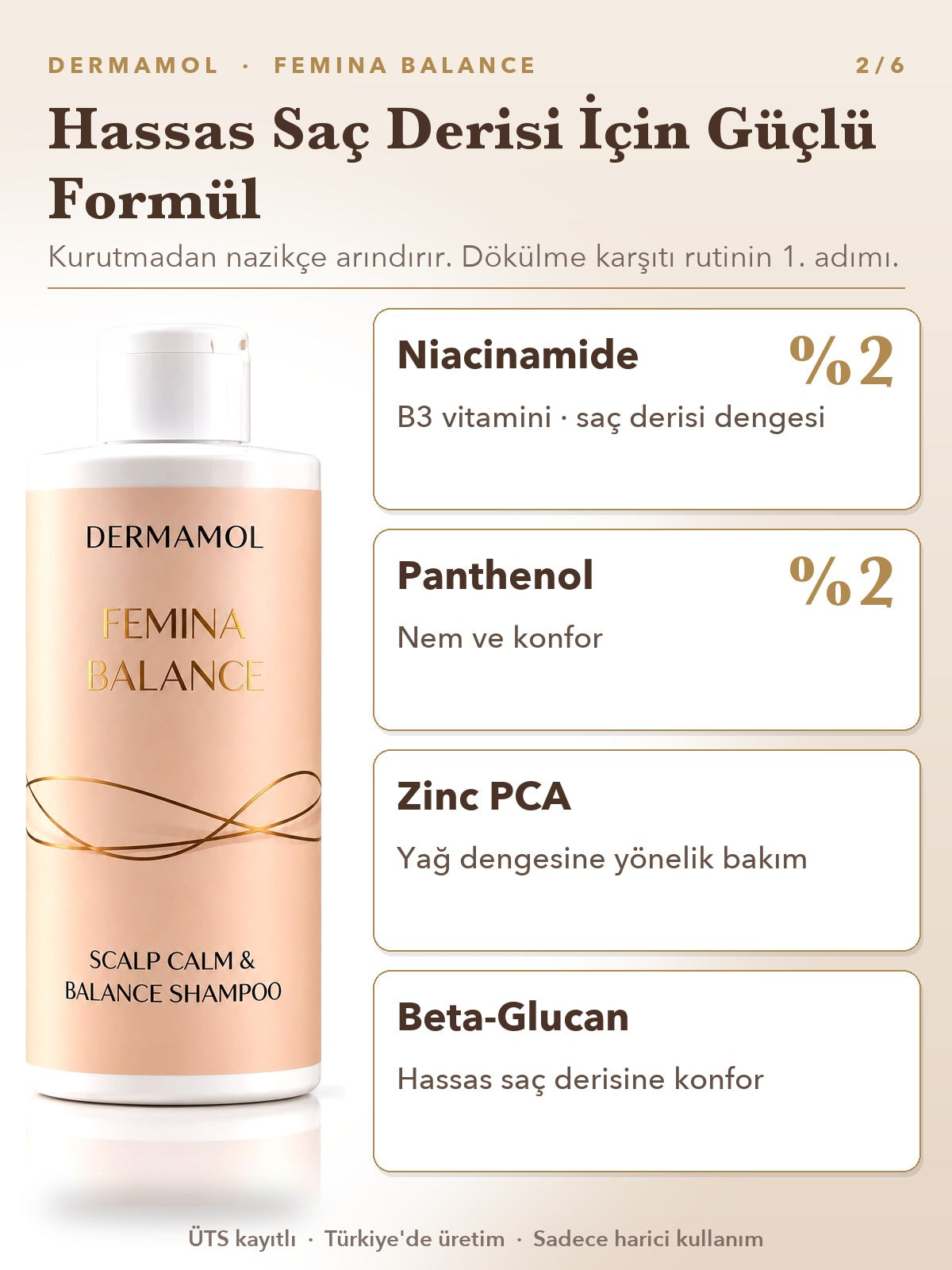 Femina Balance Şampuan 300 ml 3'li Paket (3 Aylık)