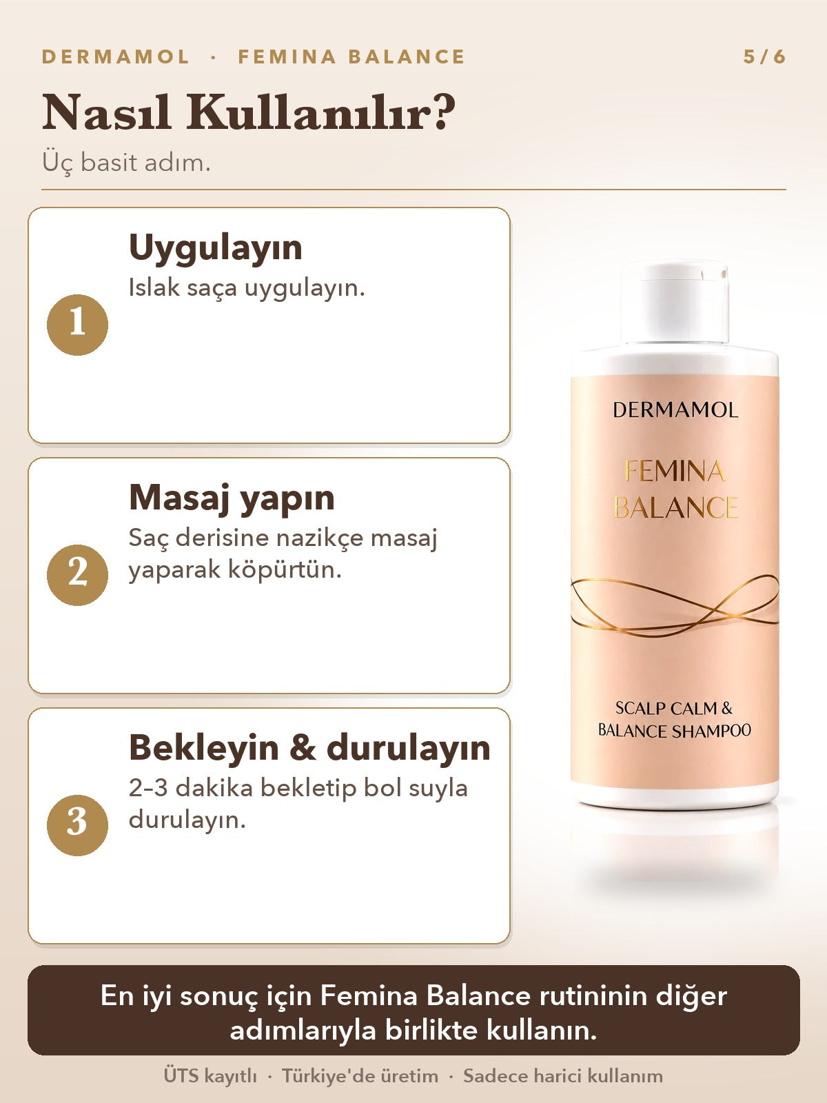 Femina Balance Şampuan 300 ml 3'li Paket (3 Aylık)