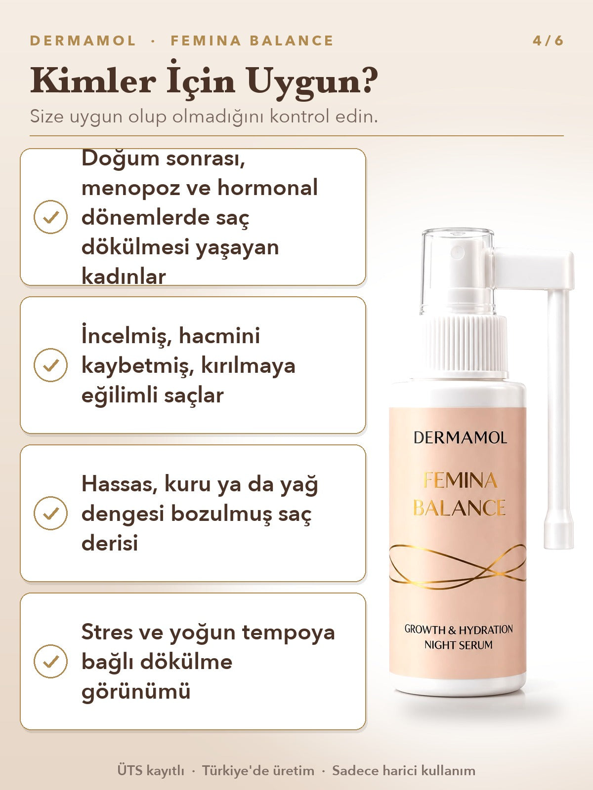 Femina Balance Gece Serumu 50 ml 2'li Paket (2 Aylık)