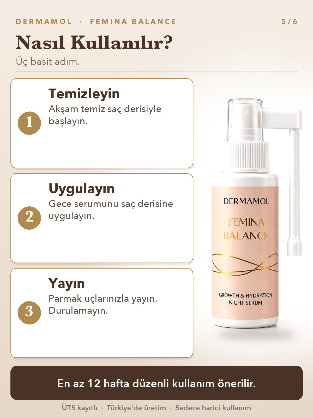 Femina Balance Gece Serumu 50 ml 2'li Paket (2 Aylık)
