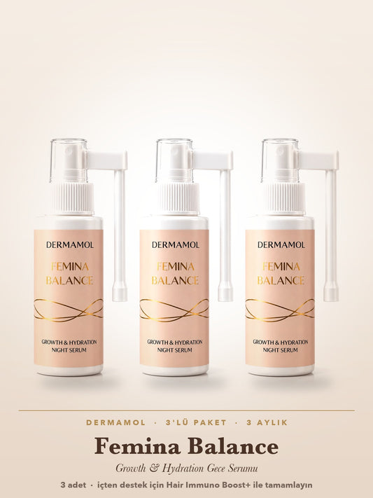 Femina Balance Gece Serumu 50 ml 3'li Paket (3 Aylık)