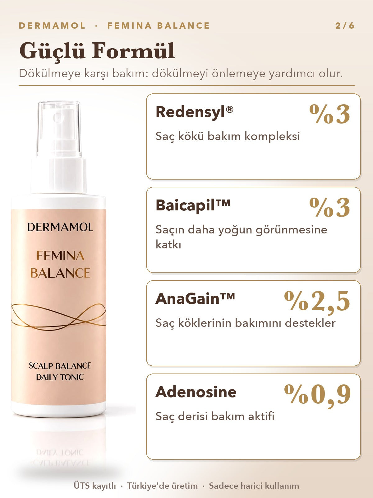 Femina Balance Saç Toniği 150 ml 2'li Paket (2 Aylık)