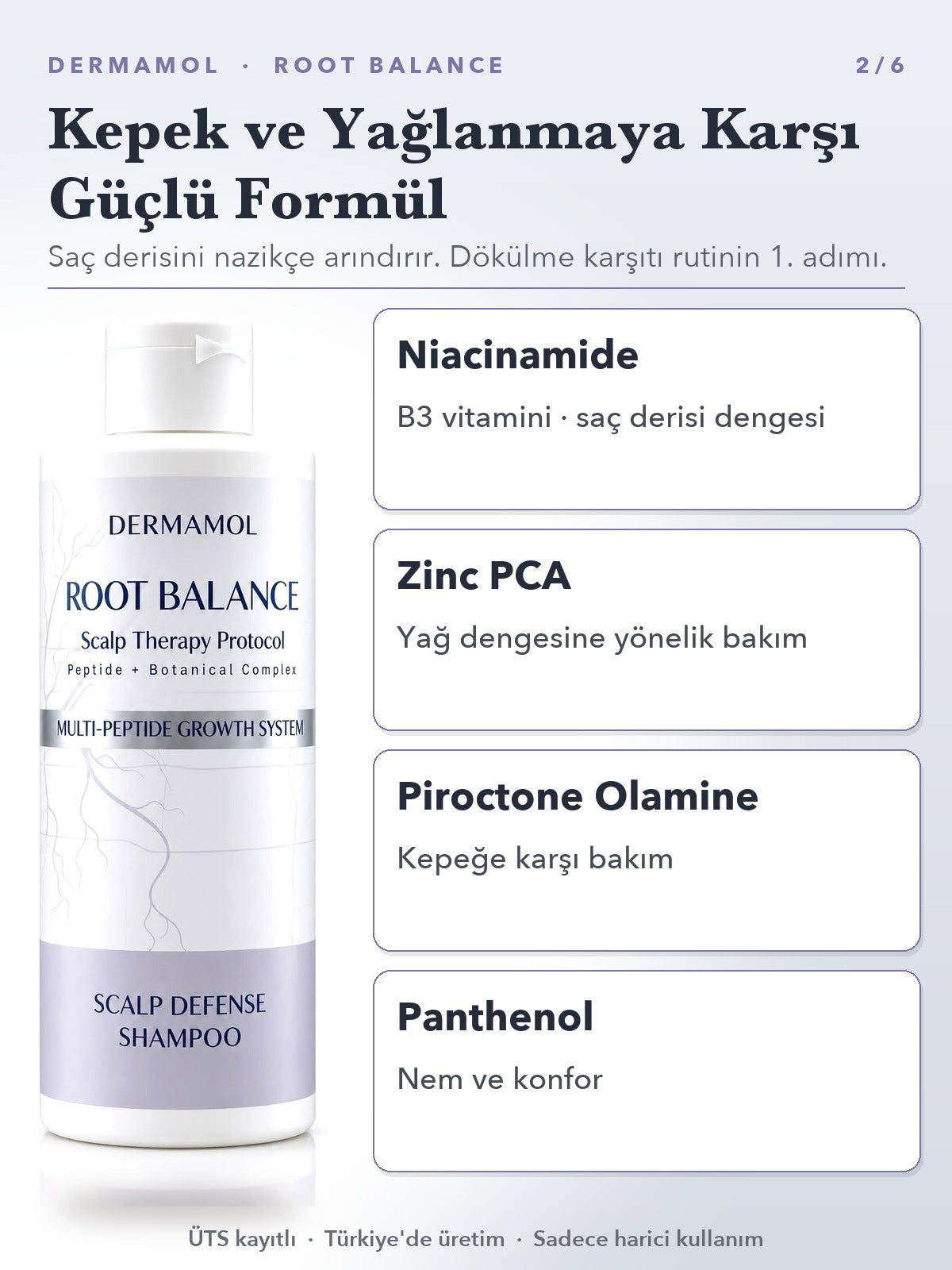 Root Balance Şampuan 300 ml 2'li Paket (2 Aylık)