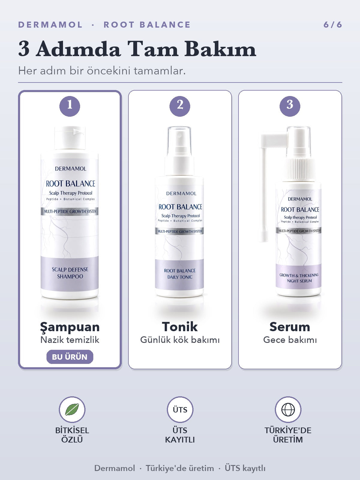 Root Balance Şampuan 300 ml 2'li Paket (2 Aylık)