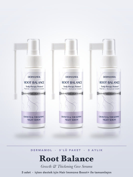 Root Balance Gece Serumu 50 ml 3'li Paket (3 Aylık)