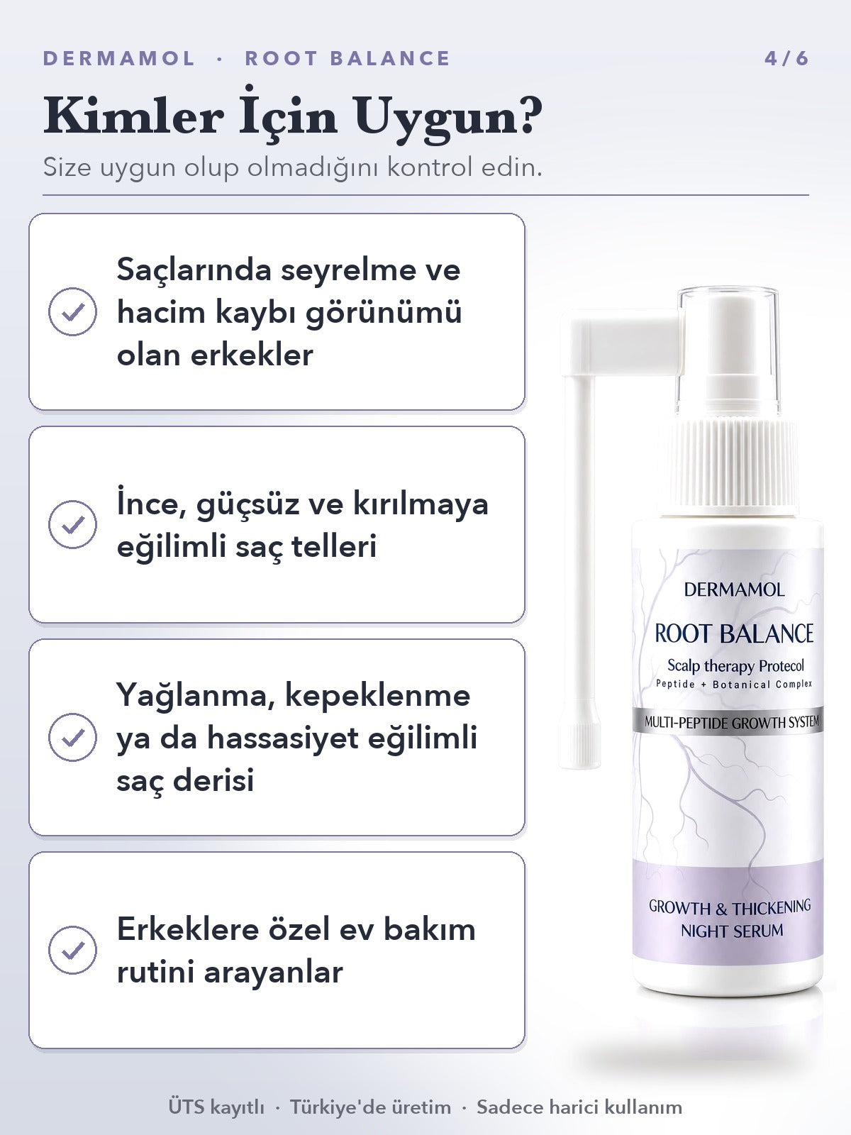 Root Balance Gece Serumu 50 ml 3'li Paket (3 Aylık)