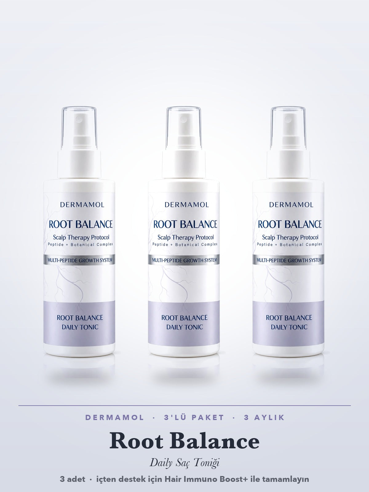 Root Balance Saç Toniği 150 ml 3'li Paket (3 Aylık)