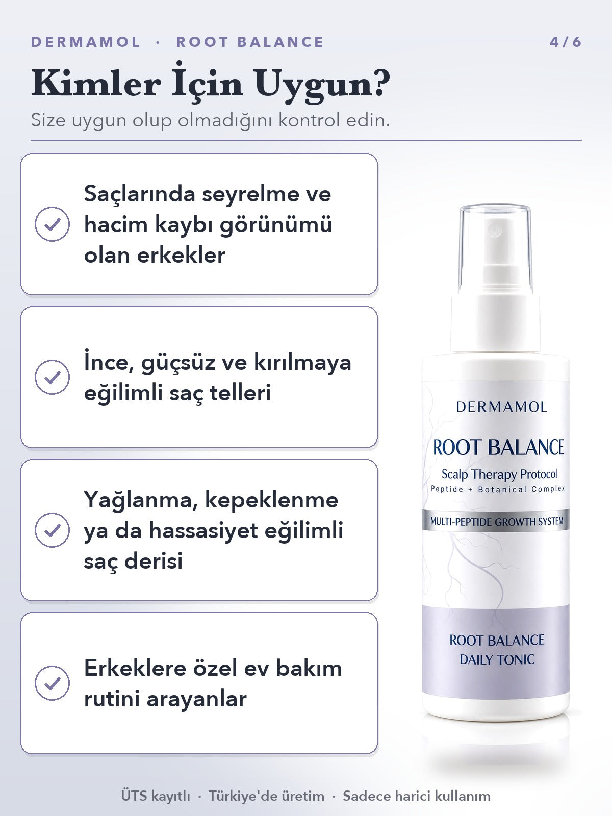 Root Balance Saç Toniği 150 ml 3'li Paket (3 Aylık)