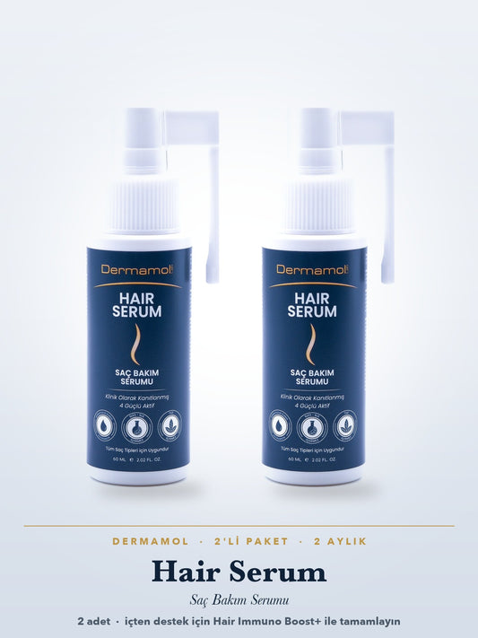 Hair Serum Saç Bakım Serumu 60 ml 2'li Paket (2 Aylık)