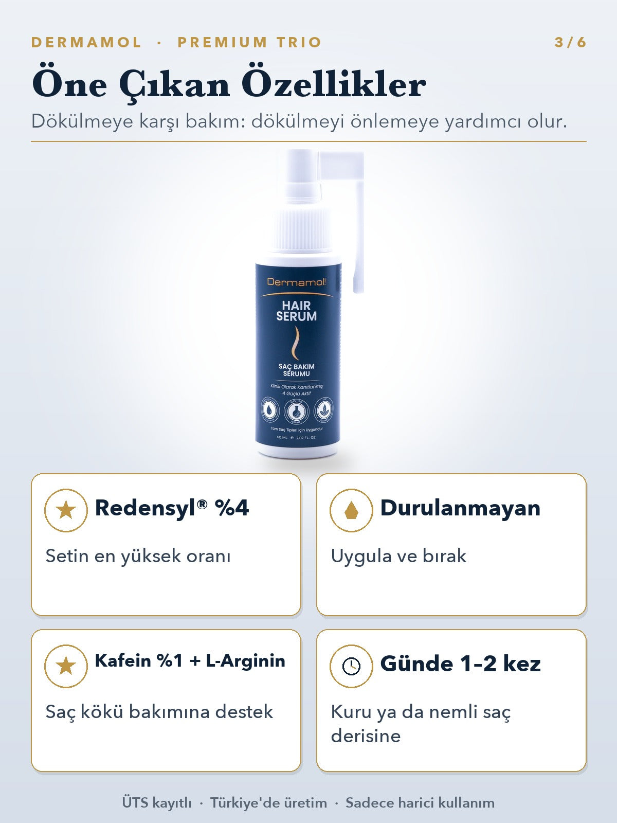 Hair Serum Saç Bakım Serumu 60 ml 2'li Paket (2 Aylık)