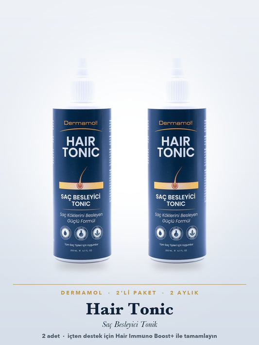 Hair Tonic Saç Besleyici Tonik 200 ml 2'li Paket (2 Aylık)
