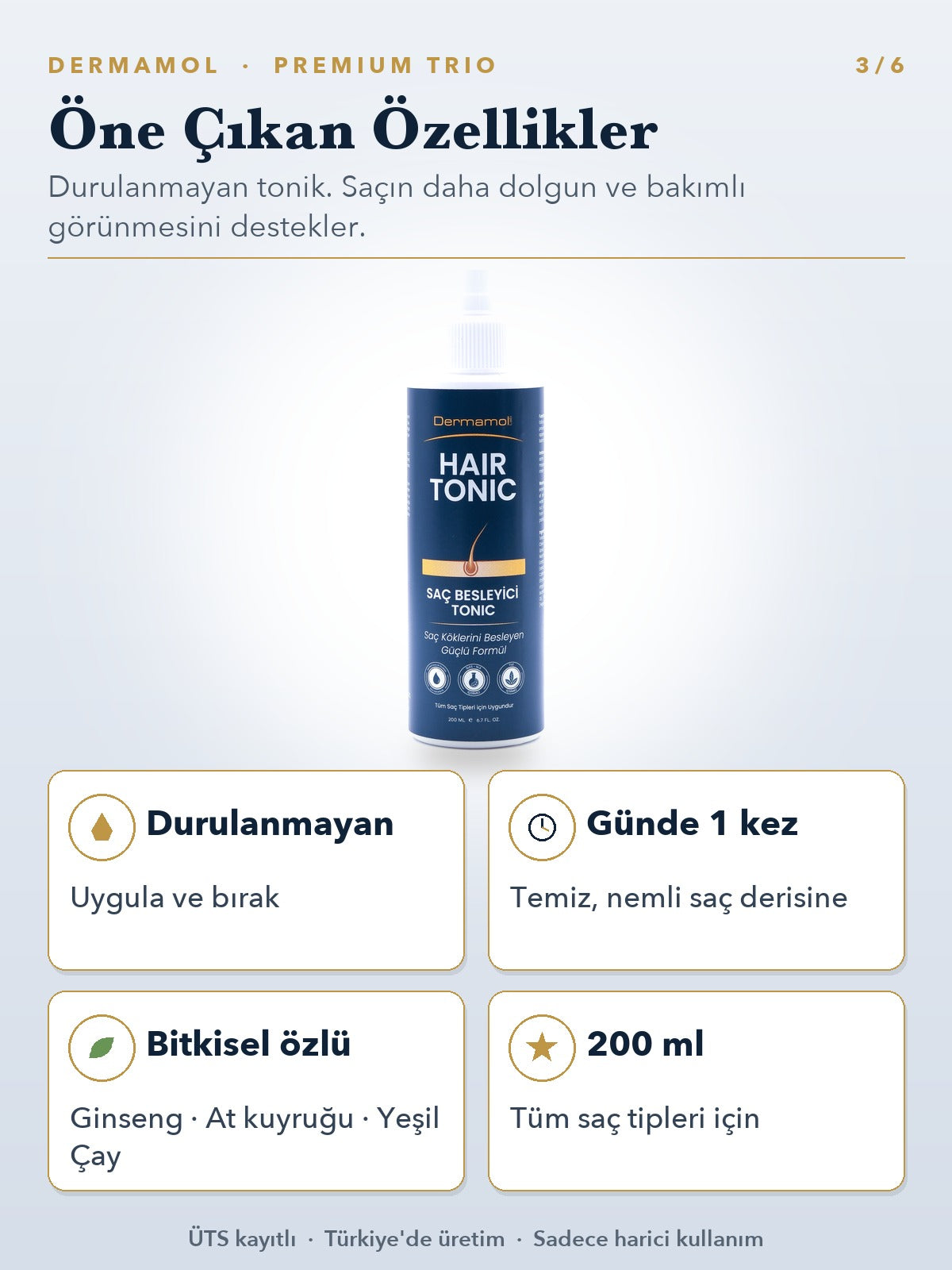 Hair Tonic Saç Besleyici Tonik 200 ml 2'li Paket (2 Aylık)