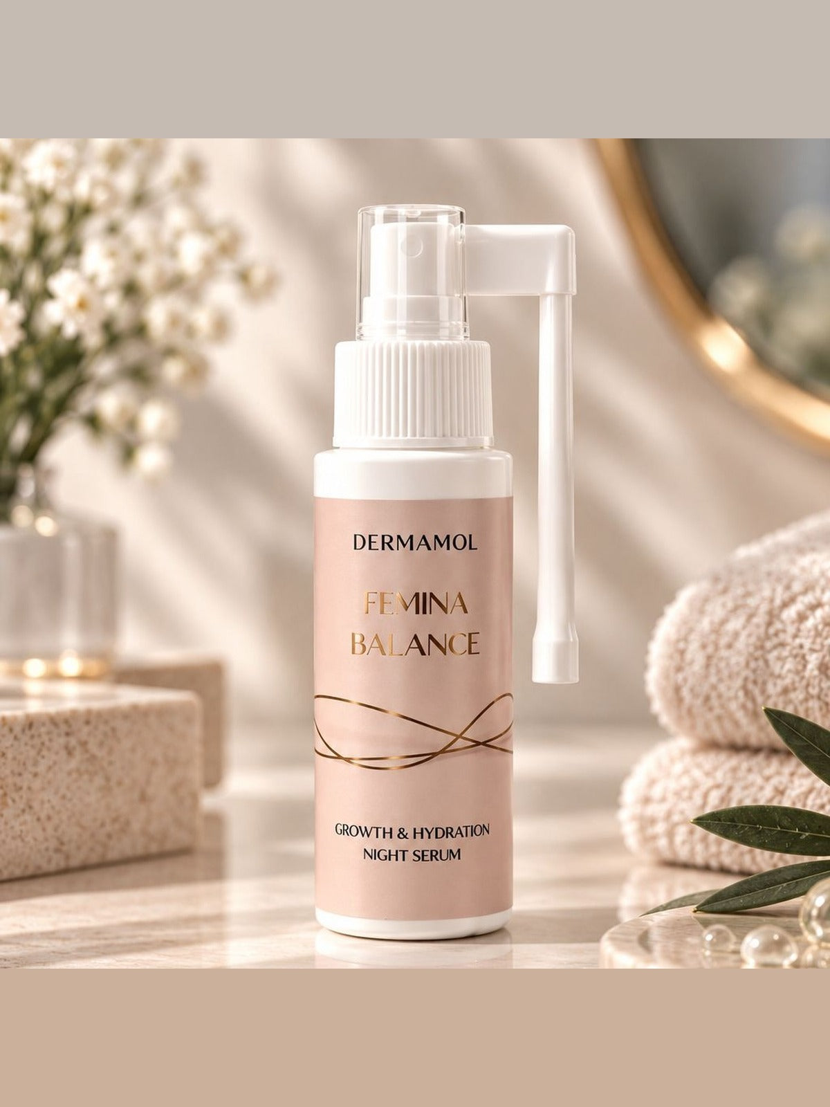 Dermamol Femina Balance Growth & Hydration Gece Saç Serumu 50 ml Capixyl Procapil Hyaluronik Asit