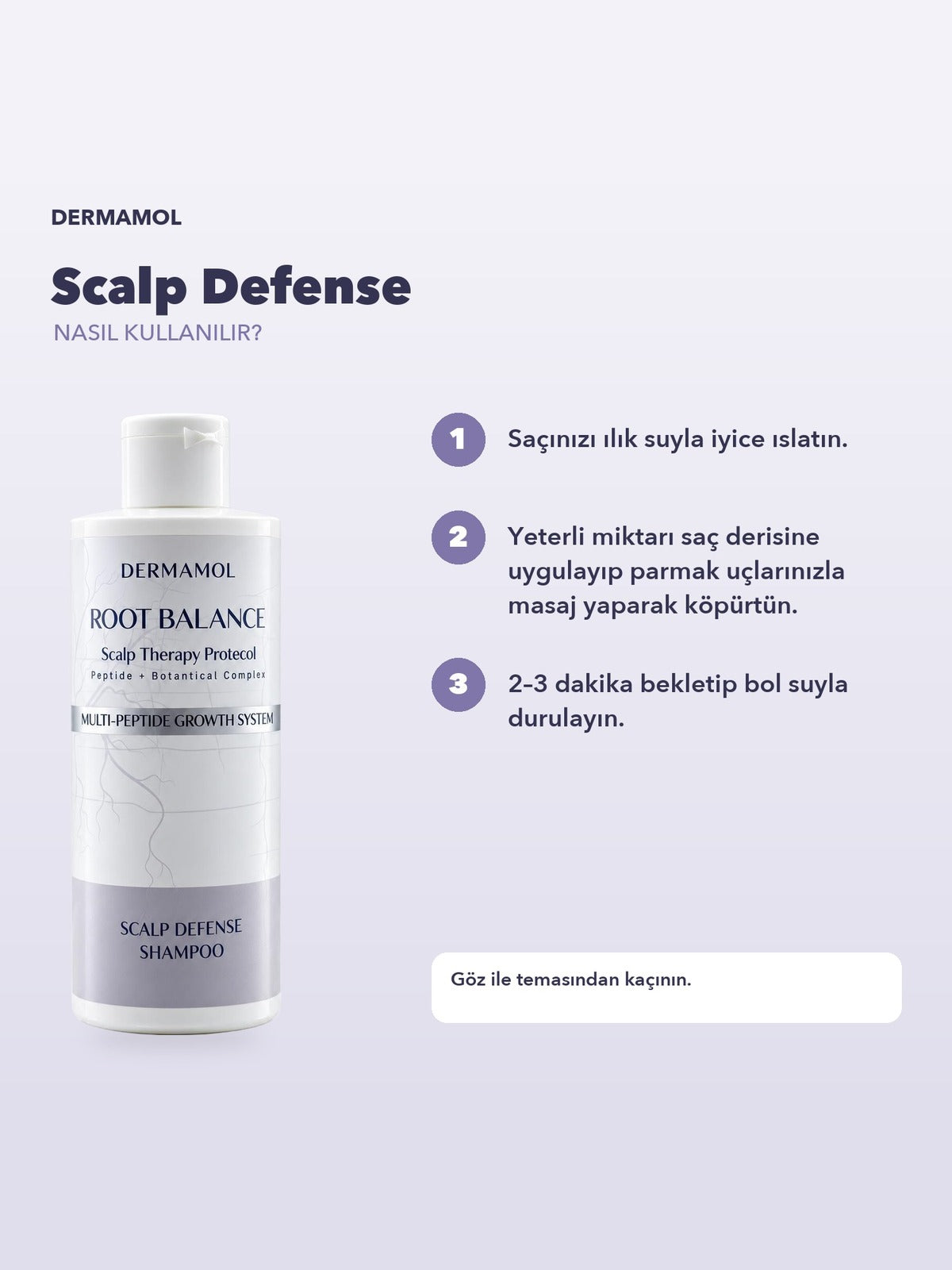 Dermamol Root Balance Scalp Defense Şampuan 300 ml Kepek ve Yağlanmaya Karşı Niacinamide
